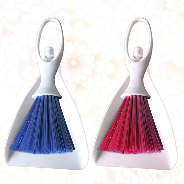 2 Count Desktop Broom Set Mini Cleaning Brush Household Supplies Tools