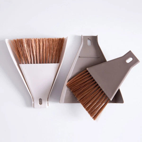 2 Set Preschool Education Broom Cleaning Kit Toy for Kids Child Hand Brush