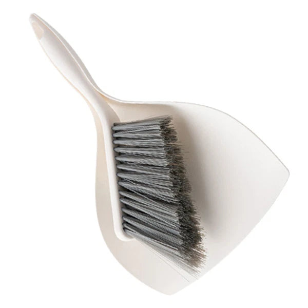 2 Sets Desktop Cleaning Kit Crevice Brushes for Household Broom Dust Pan