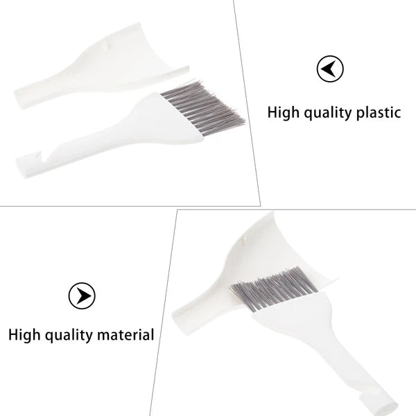 3 Sets Mini Dustpan Broom Table Cleaning Kit Small Hand Brush for