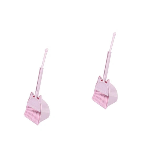 Children's Broom Set Cleaning Dustpan Kids Sweeping Brush Toy Toddler Small and