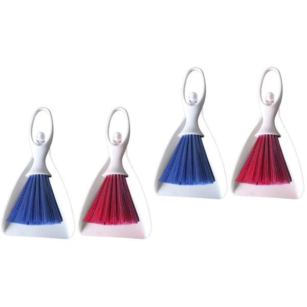 2 Count Desktop Broom Set Mini Cleaning Brush Household Supplies Tools
