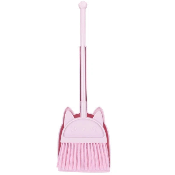 Children's Broom Set Toddler Childs Sweeping Brush Small and Dustpan Mini