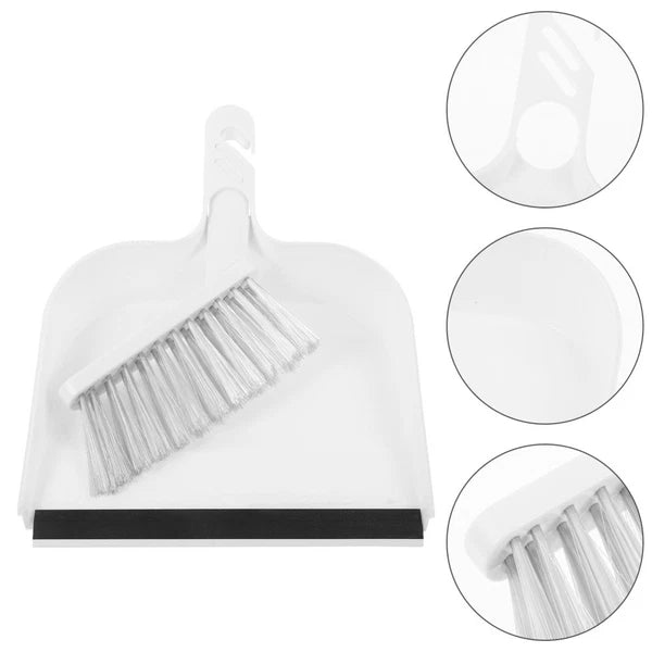 Mini Desktop Broom Set Child Cleaning Brush Handheld Small with Dustpan