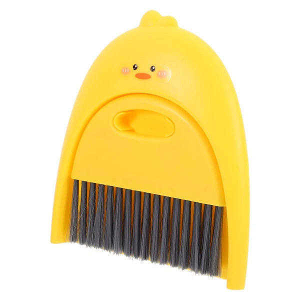 2 Sets Small Broom and Dustpan, Cleaning Kit, Cute-