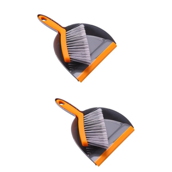2 Count Mini Broom Set Household Cleaning Tools Dustpan And-