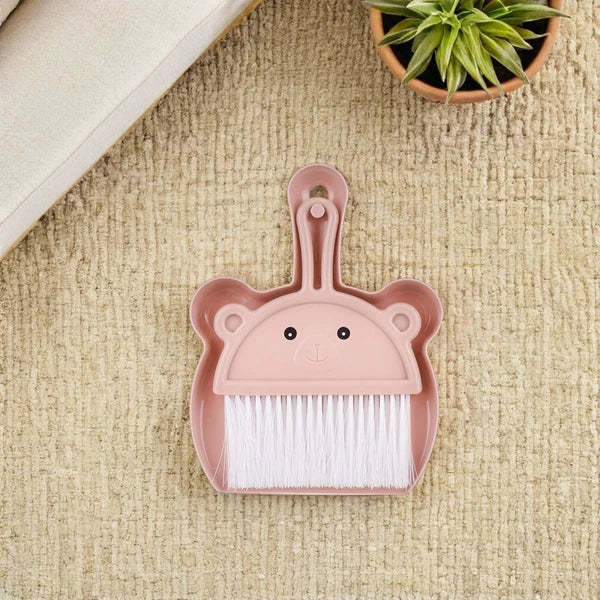 6 Sets Desktop Cleaning Broom Mini Dust Pan and Brush Handheld Duster