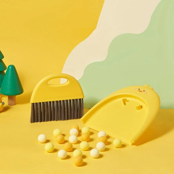 Mini Dustpan Set Baby Child Small Cleaning Brush For Keyboard-