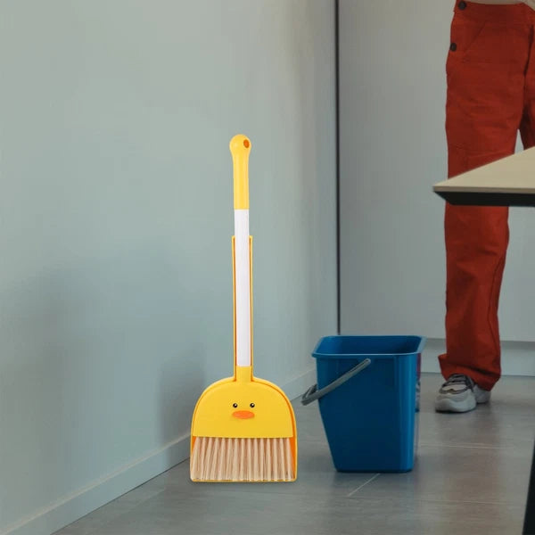 Small Broom Mop Set Toddler Baby Cleaning Kits Household Dustpan