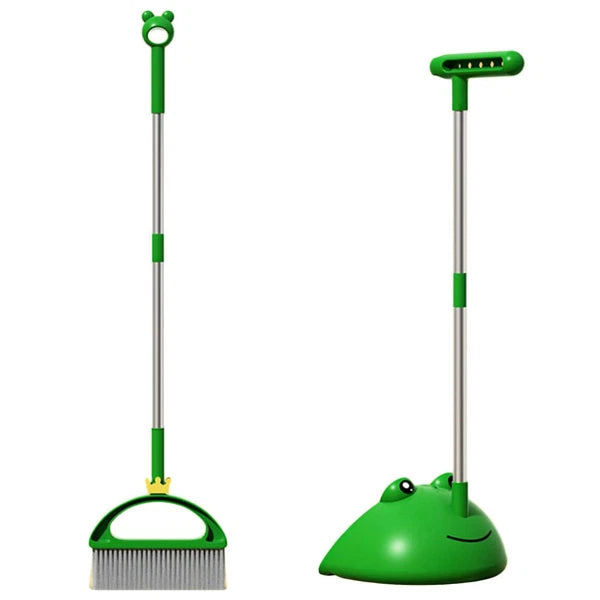 Children's Broom Set Baby Student Home Cleaning Supplies and Dustpan