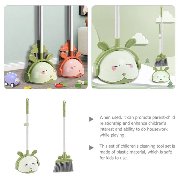 Broom Set For Kids Toddler Handheld Small With Dustpan And Dustpan-