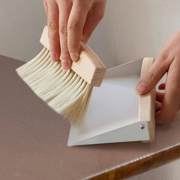 Desktop Sweeper Cleaning Kit Travel Child Small Dustpan Set Table Broom