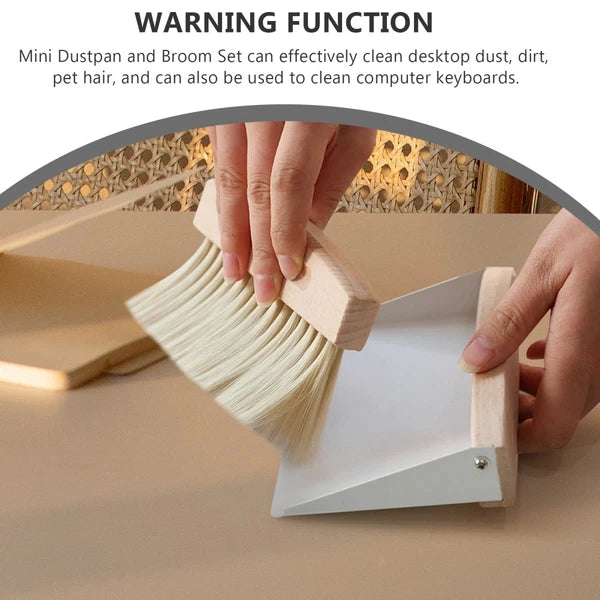 Desktop Sweeper Cleaning Kit Travel Child Small Dustpan Set Table Broom