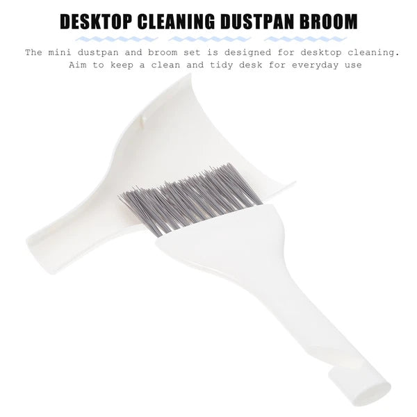 3 Sets Mini Dustpan Broom Desktop Small Cleaner Home Cleaning Gadgets