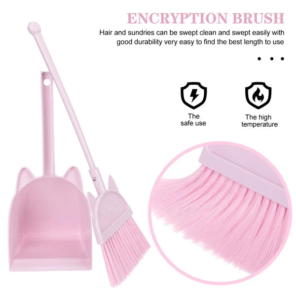 Children's Broom Set Childrens Sweeping Brush Small Brooms Dustpan