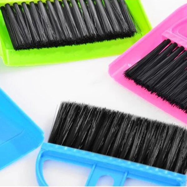 2 Pack Keyboard Cleaner Kit Sweeping Brush and Dustpan Set Computer