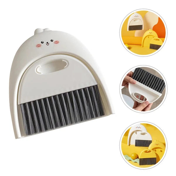Mini Dustpan Set Baby Child Portable Mini Broom Table Top Mini Broom-