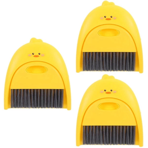3 Sets Cleaning Broom Dustpan Table Brush Dining Table Sweeper-