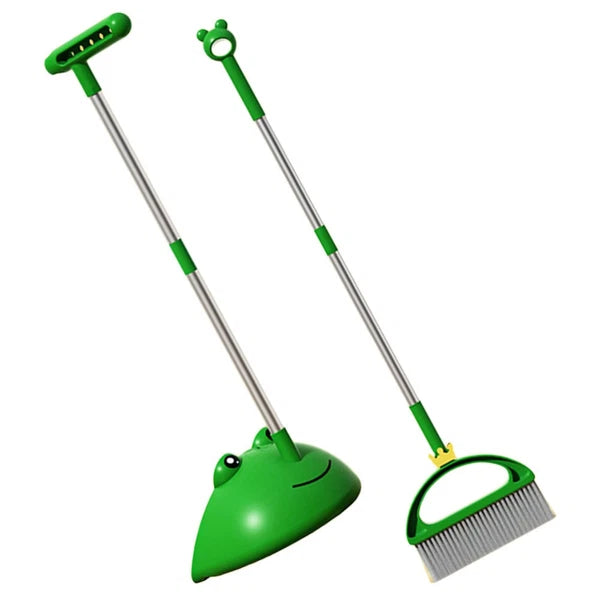 Children's Broom Set Toddler Baby Cleaning Tool Floor Dust Brush
