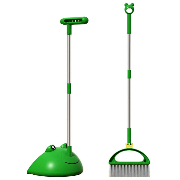 Children's Broom Set Baby Student Home Cleaning Supplies and Dustpan