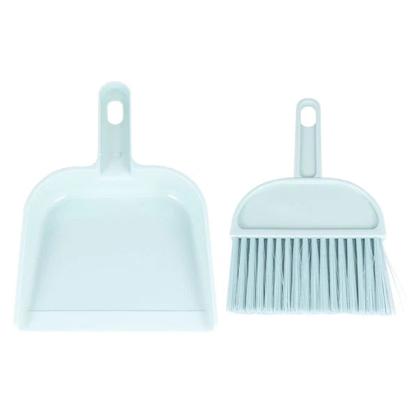 Set of 2 Mini Dustpan Broom Hand Brush Hamster Cage Cleaning Kit