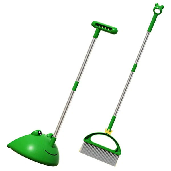 Children's Broom Set Baby Student Home Cleaning Supplies and Dustpan
