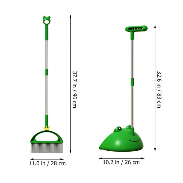 Children's Broom Set Toddler Baby Cleaning Tool Floor Dust Brush
