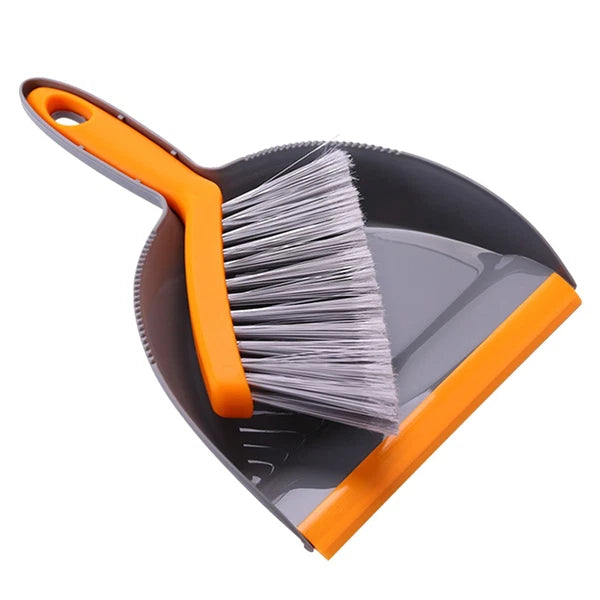 2 PCS Mini Broom Set Dust Pan and Brush Sets Cleaning Small Desk