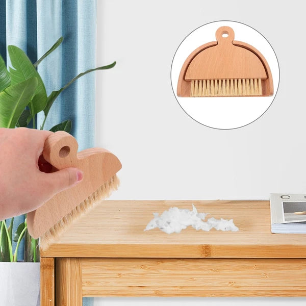 Desktop Cleaning Brush Set Dusting and Dustpan Dad Toddler Multi-function Mini