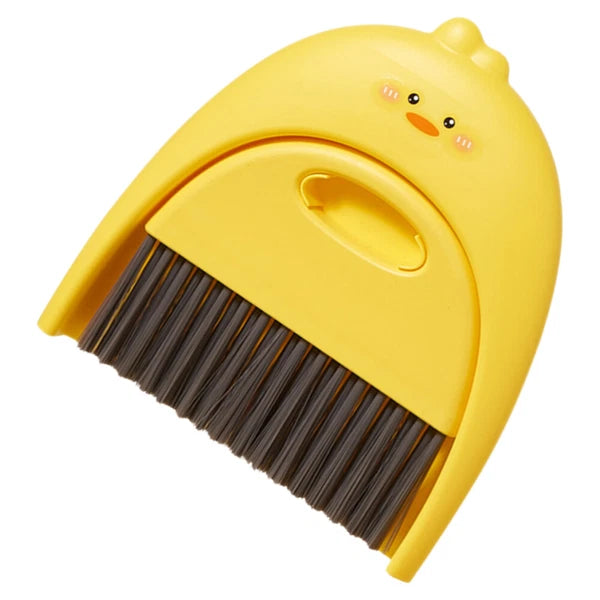 3 Sets Dustpan and Brush Set, Small Mini Scrubber, Dustpan,-