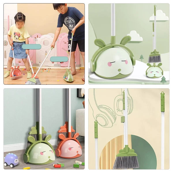 Broom Set For Kids Toddler And Dustpan Small Household Helper-