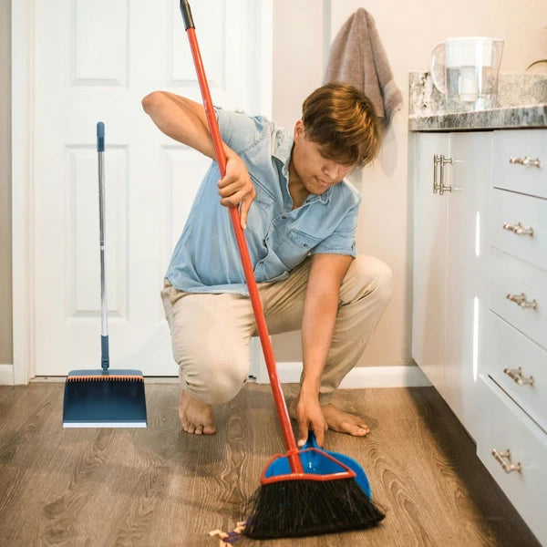 1 Set Floor Cleaning Dustpan Home Broom Dustpan Cleaning Tool Floor