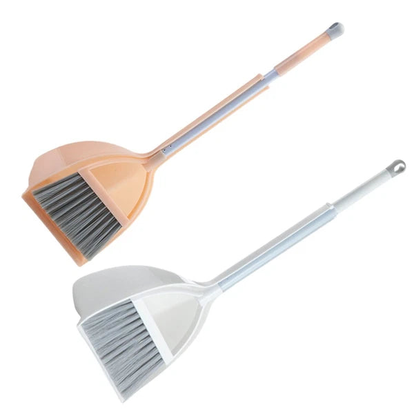4 Pcs Small Broom and Dustpan Set Kids Housekeeping Child Cleaning Supplies for