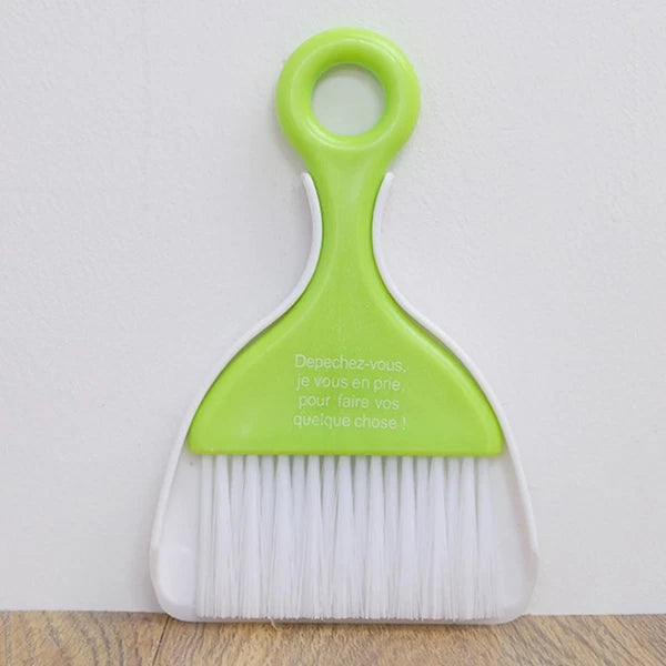 Set of 3 Dust Removal Broom Child Small Table Top Dustpan Mini Hand