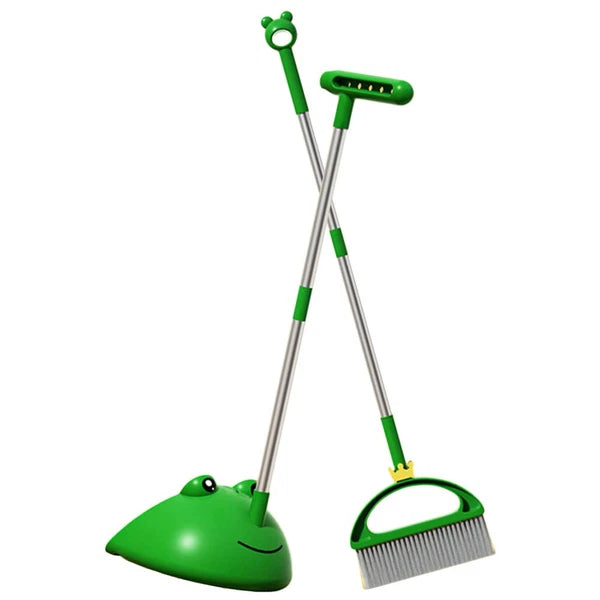 Children's Broom Set Baby Student Home Cleaning Supplies and Dustpan