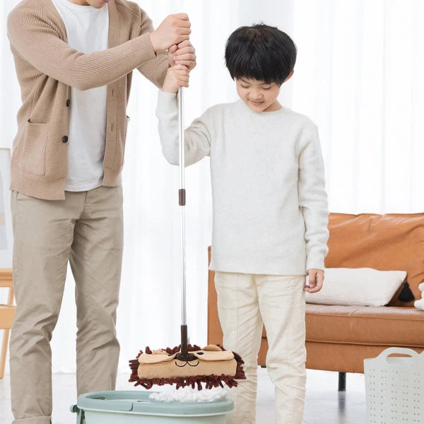 Small Broom Mop Set Toddler Baby Cleaning Kits Household Dustpan