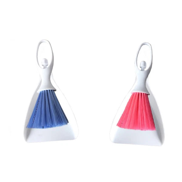2 Count Desktop Broom Set Mini Cleaning Brush Household Supplies Tools
