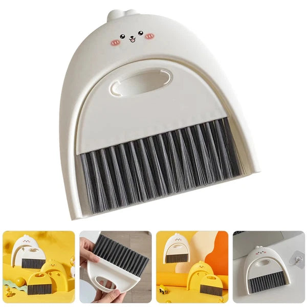 Mini Dustpan Set Baby Child Portable Mini Broom Table Top Mini Broom-