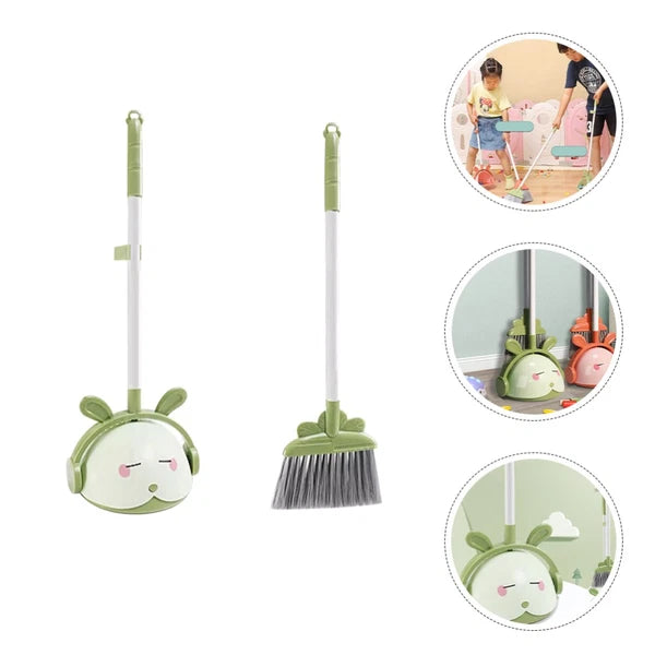 Broom Set For Kids Toddler Handheld Small With Dustpan And Dustpan-