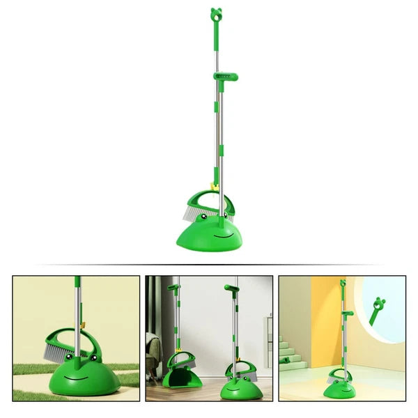 Children's Broom Set Baby Home Cleaning Supplies and Dustpan Kit