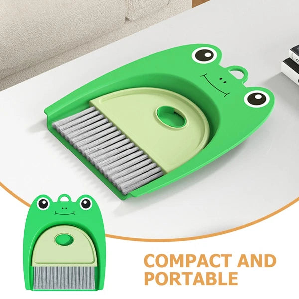 Small Broom Set Student Child Mini Dust Pan Mini Cleaning Brush-