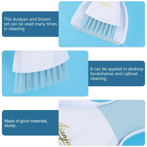 3 Count Convenient Small Dustpan Set Household Supplies Cleaning