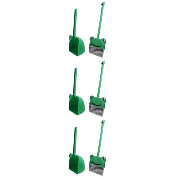 3 Sets Soft-haired Broom Child Baby Dustpan and Brush Home Kid's