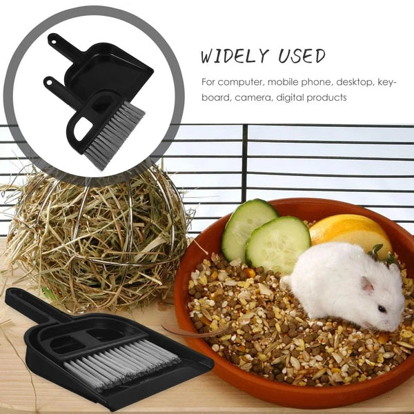 Broom Dustpan Set Small Cleaning Brush Desktop Broom Kit-