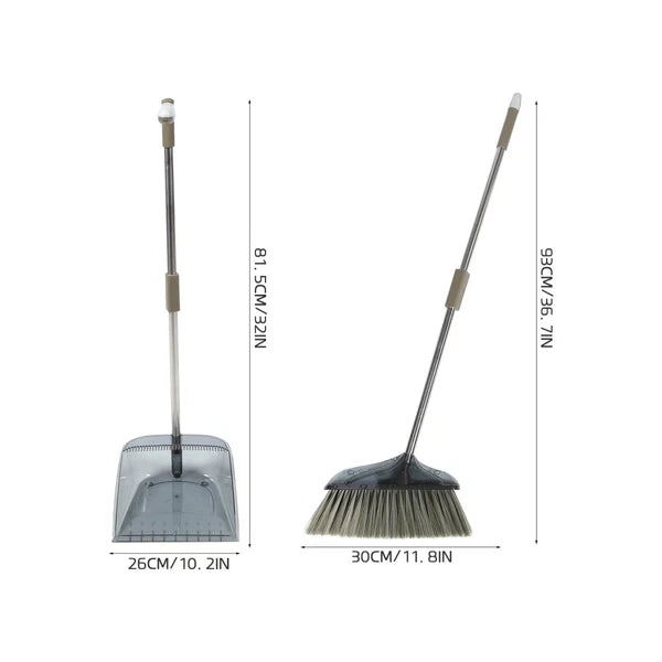 Soft Broom Sweeping Travel Office Dustpan Kit Home Cleaning Supplies