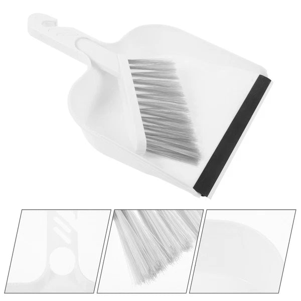 Mini Desktop Broom Set Child Cleaning Brush Handheld Small with Dustpan