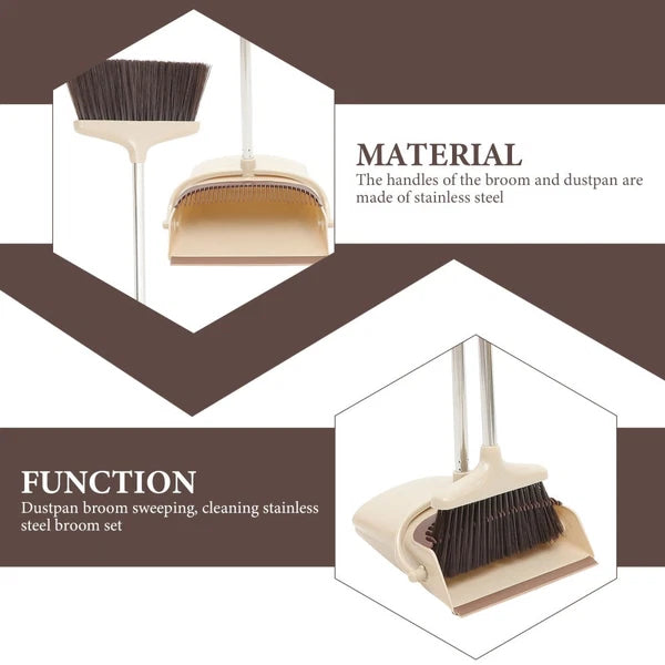 Broom Dustpan Set Office Garbage Small Brushes for Cleaning
