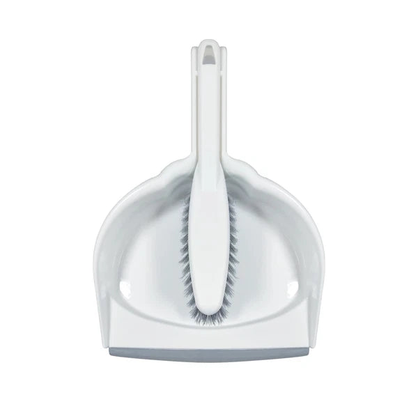 Products Clip On Dust Pan & Brush Set wsy Dust Dirt & Debris Catching Rubb...