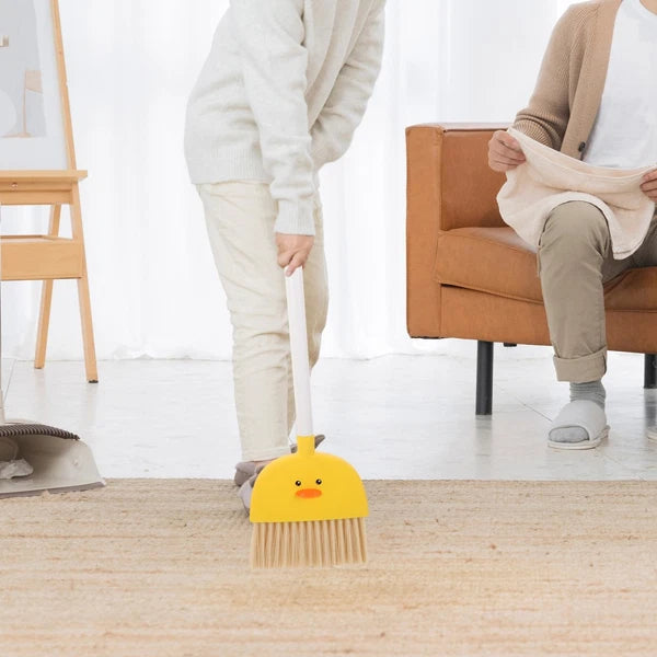 Small Broom Mop Set Toddler Baby Cleaning Kits Household Dustpan